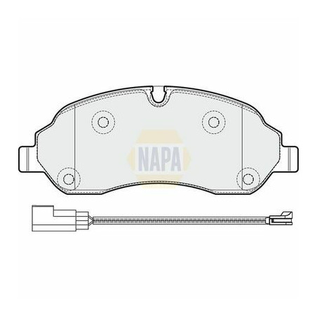 Plaquettes de frein NBP1254 NAPA