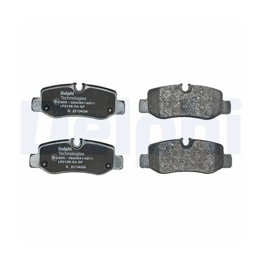 Plaquettes de frein LP3139 DELPHI