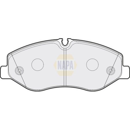 Plaquettes de frein NBP1526 NAPA