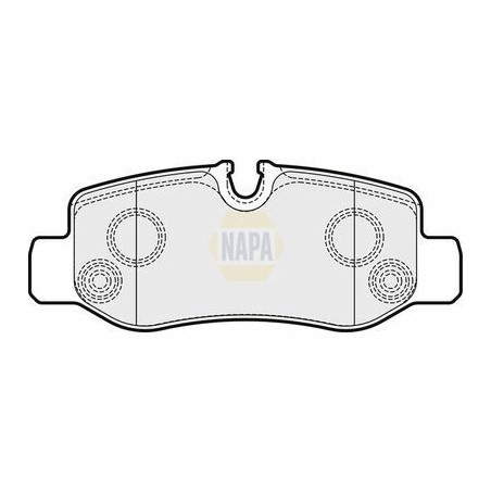 Plaquettes de frein NBP1110 NAPA