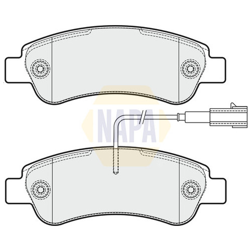 Plaquettes de frein NBP1415 NAPA