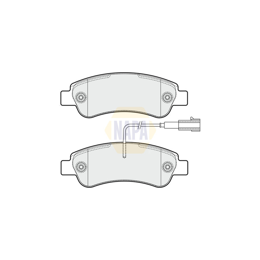 Plaquettes de frein NBP1415 NAPA