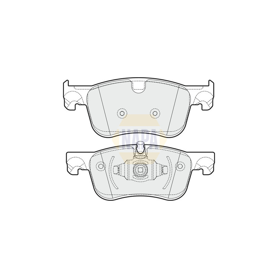 Plaquettes de frein NBP1025 NAPA
