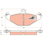 Plaquettes de frein 7701203726 RENAULT