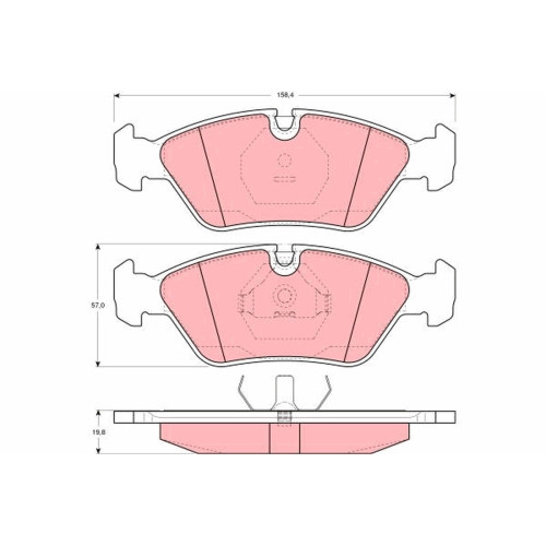 Plaquettes de frein FP14247 FEG