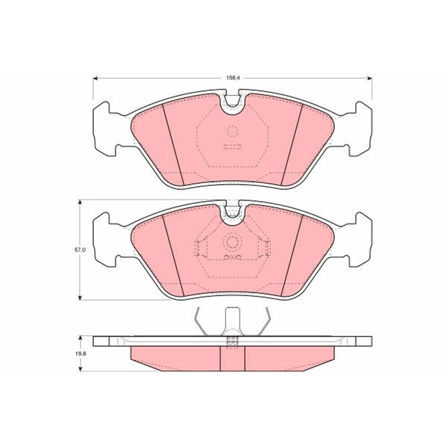 Plaquettes de frein FP14247 FEG