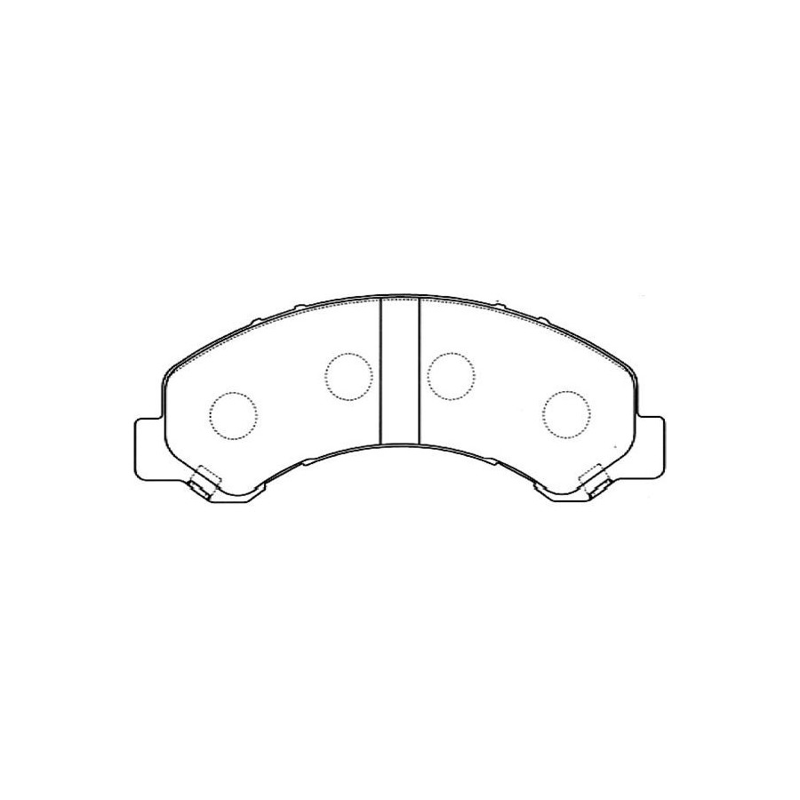 [EMBHS] Plaquettes de frein BP-3512 KAVO PARTS