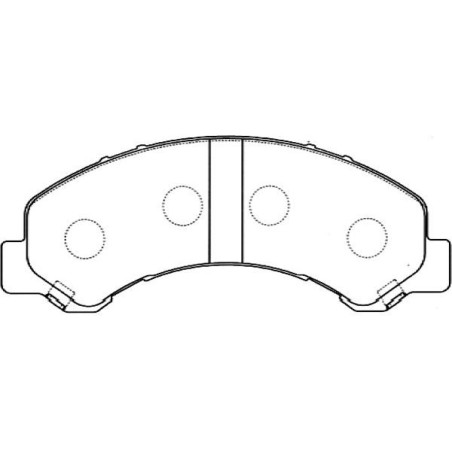 [EMBHS] Plaquettes de frein BP-3512 KAVO PARTS