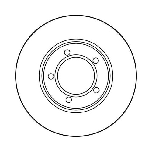 Disques de frein 561234B BENDIX
