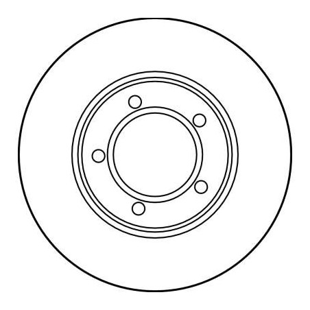 Disques de frein 561234B BENDIX