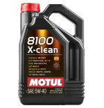 Huile moteur 8100 X-clean SAE 5W-40 5L 102051 MOTUL
