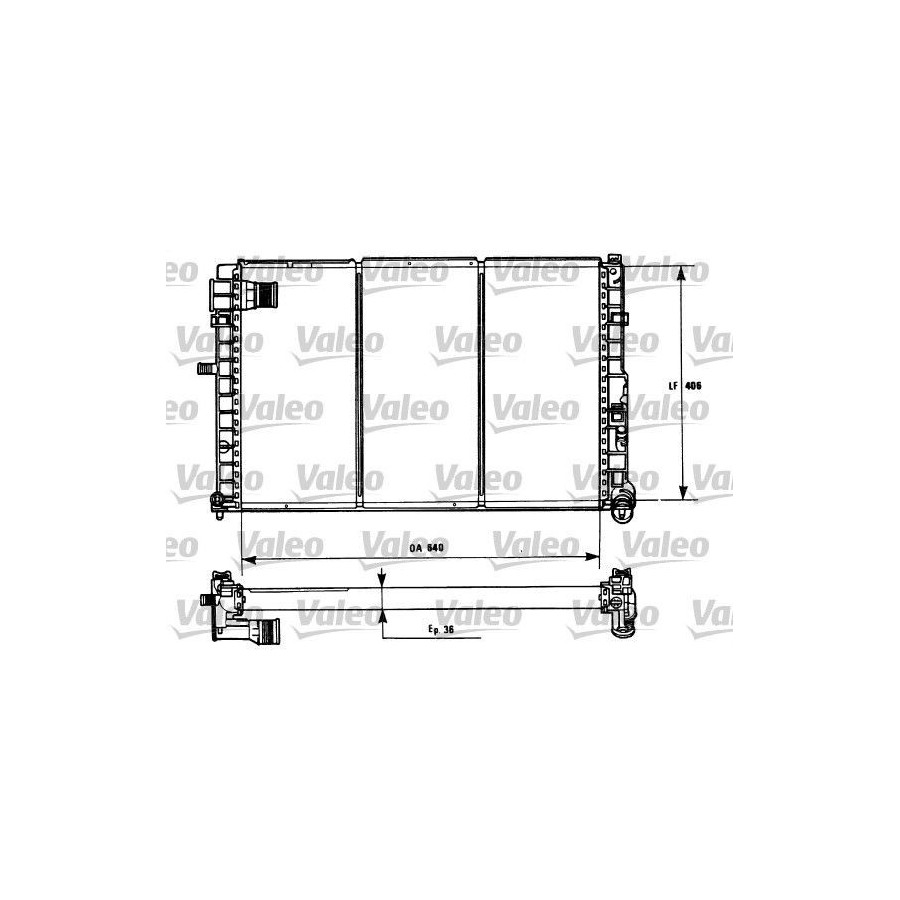 Radiateur 731185 VALEO
