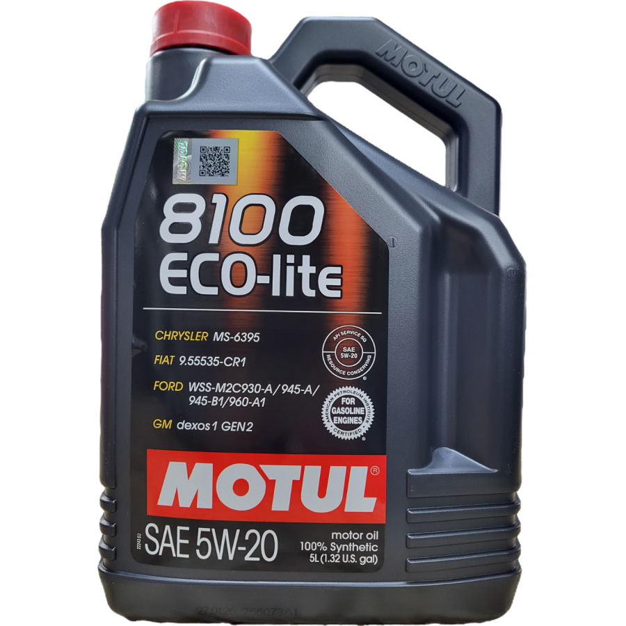 Huile moteur 8100 ECO-LITE 5W-20 5L 109104 MOTUL