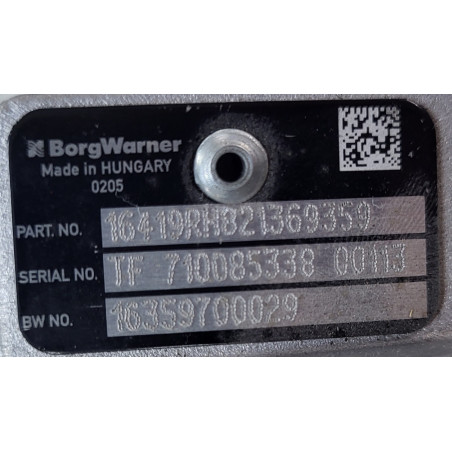 Turbocompresseur 16359700029 / 16419RH621369359 RENAULT