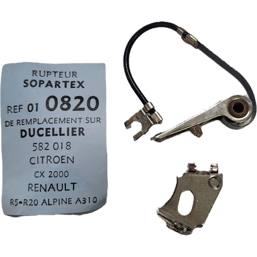 Rupteur / Vis platinées 010820 SOPARTEX