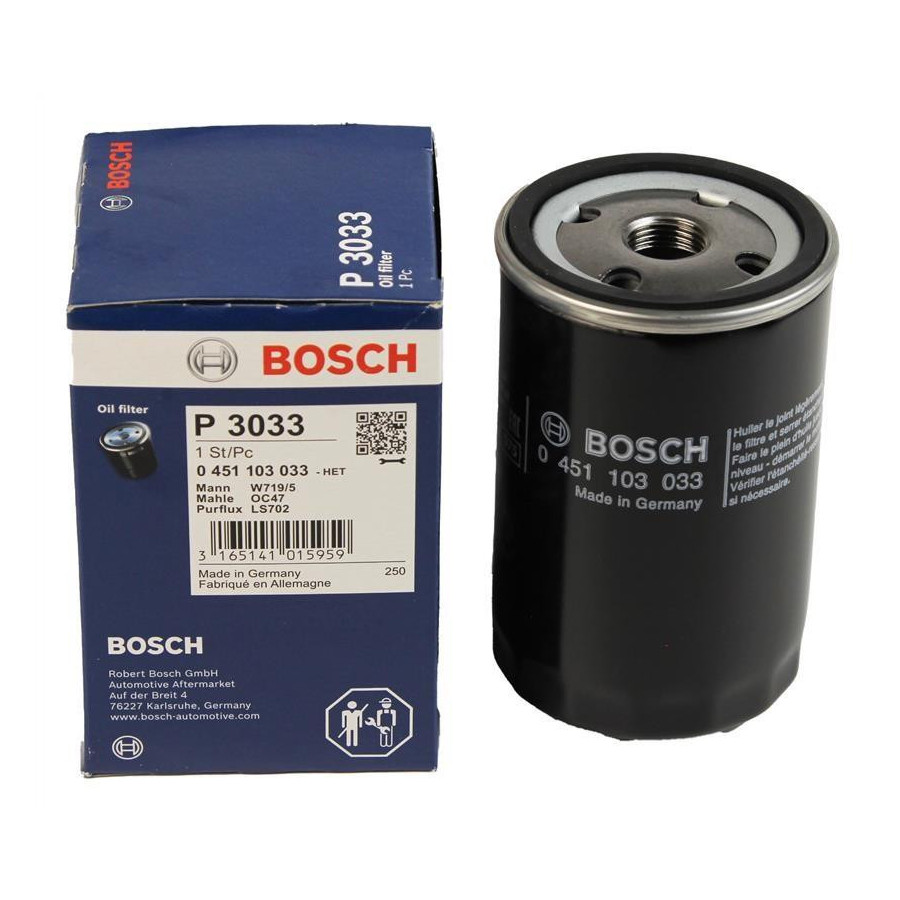 Filtre à huile P3033 BOSCH