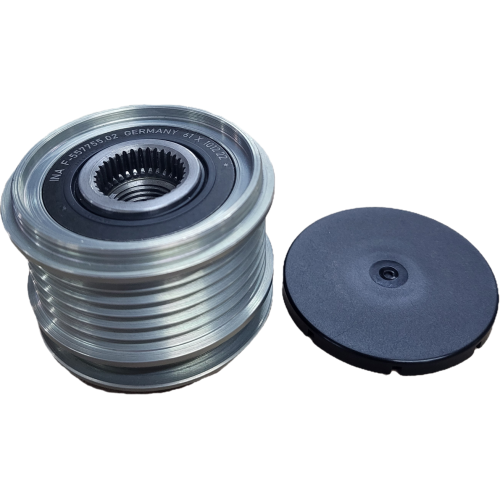 Poulie d'alternateur à roue libre F-557755.02  INA + Protection de la poulie d'alternateur F-228824-91 INA